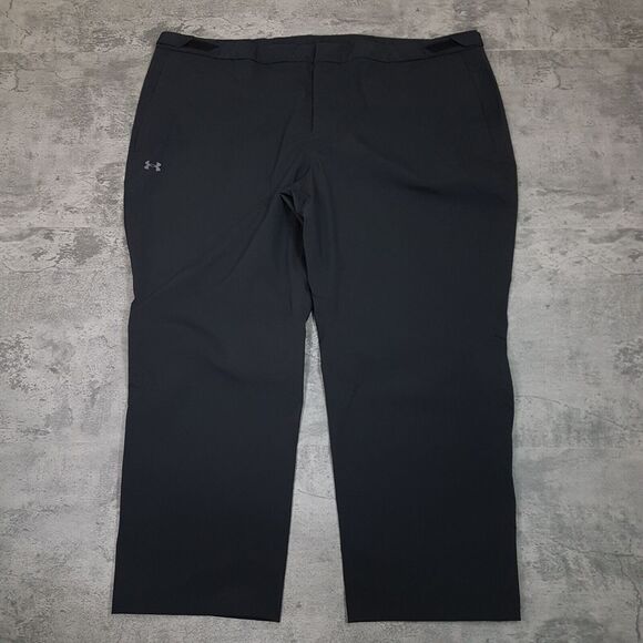 UNDER ARMOUR Stormproof Waterproof‎ Rain Golf Trouser Pants Mens Size 4XL Black